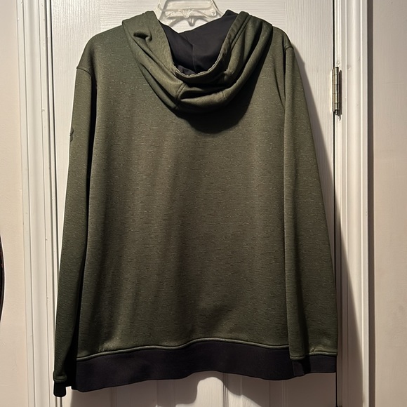 🦾Under Armour Cold Gear Men’s Pullover Sweatshirt Hoodie XL Dark Green - Picture 5 of 16